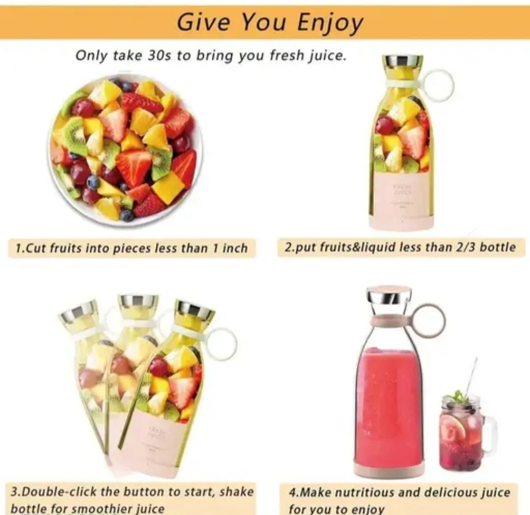 – Anywhere, USB Blend Final clearance Portable Anytime! High-tech Blender Rechargeable