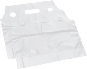 100Pcs Portable Milk Tea Bags Take Away Drink Storage Plastic Carrier for Easy Transport for Cafes Tea Shops Events