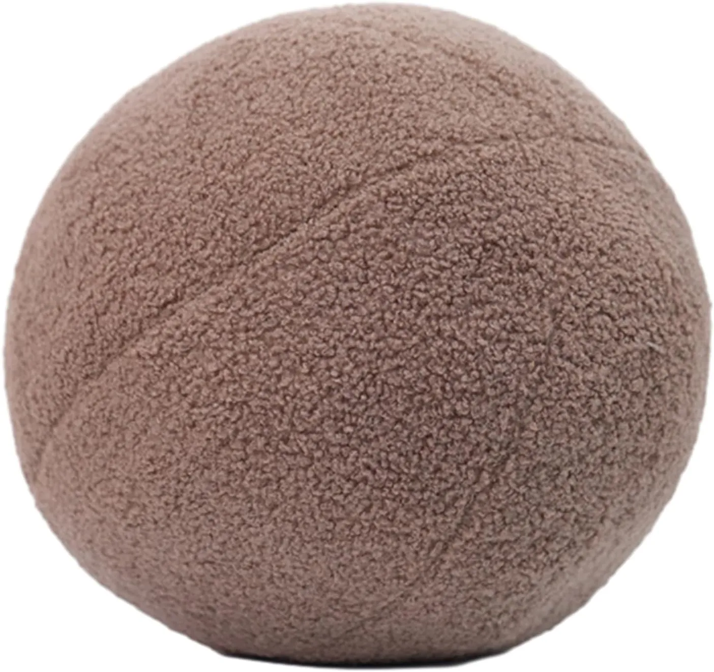 12 Inch Round Hugging Pillow Plush Toy Soft Plushies Throw Pillow Kids' First Plush Toys for Home Decor Or Gift for Kids and Lovers (Coffee)