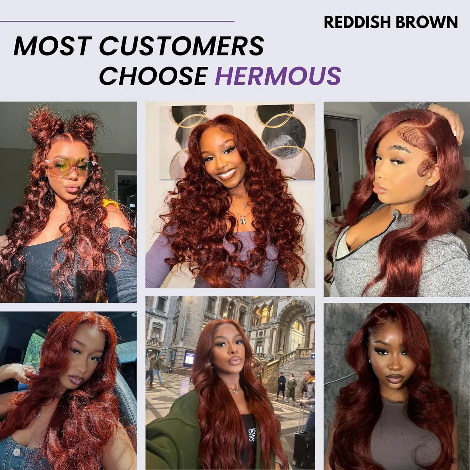 12A Double Drawn Bundles with 5x5 HD Lace Closure Human Hair Body Wave, 100% Raw Hair Colored #33 Reddish Brown Copper Red Auburn 3 Bundles Human Hair With Closure 5x5 Free Part 12 14 16 12 IN