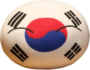 12Inch Country Ball Plushies, CountryBall Plush Stuffed Plush Toy, Birthday Xmas Gift for Kids Boys Girls (South Korea)