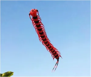 12M 3D Kite Fly Toy Koi Soft Fish Kite, Centipede Stunt Kite, Software Kites for Adults Giant, Flying Toys Fishing Street