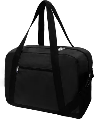 15 inch Small Gym Bag Mini Travel Duffel Bag Carry on Lightweight Bag for Men Women Travel Sport (Black)