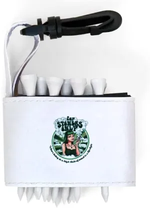 24 Pre-Owned for Top Flite 2 Dozen Recycled Golf Balls with Bonus Parody Novelty Tee Bagger with Tee's (Tee Bagger 037)