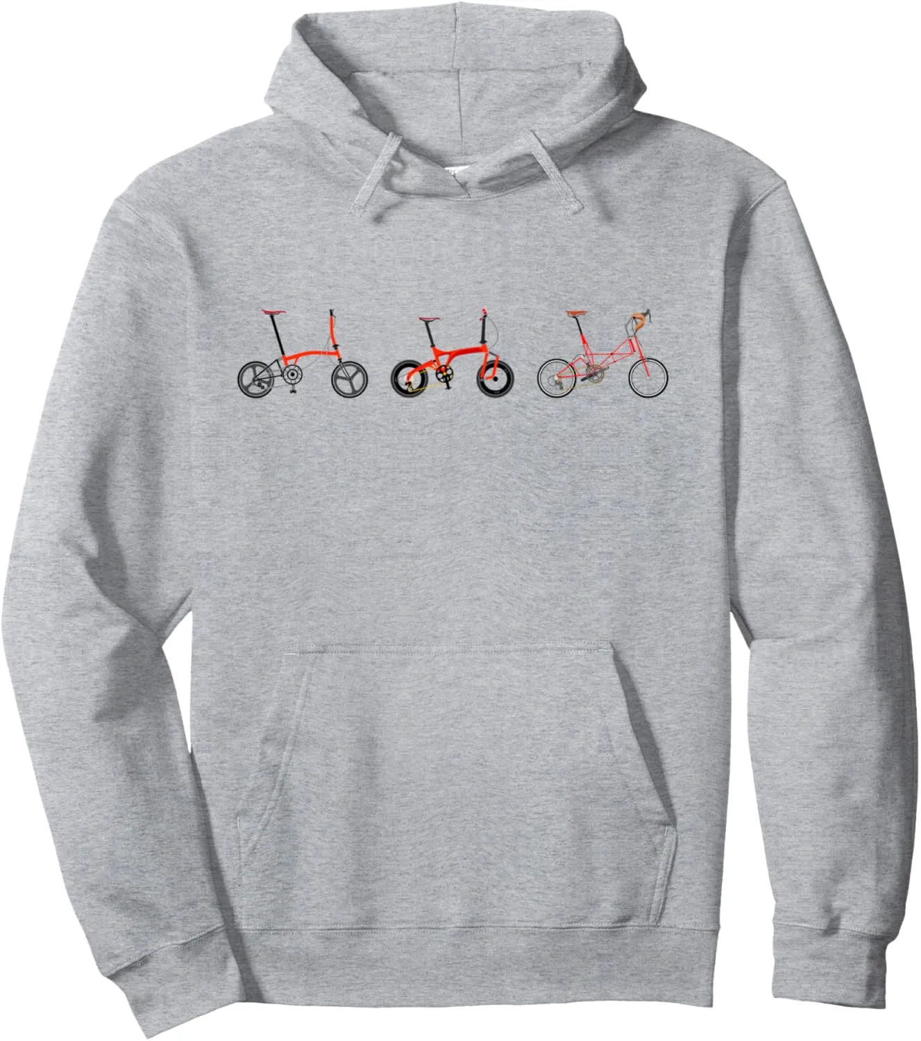 3 Bikes: Brompton, Birdy, Alex Moulton Pullover Hoodie