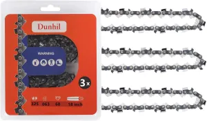3 Pack 18 inch 063 325 68dl chainsaw chains Fit For Stihl MS250 MS251 MS210 MS230 26RS68, V68, L68
