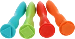 4pcs Rubber Stamps Fun Painting Tools for Creative Projects for Imagination Development Easy to Use for Drawing and Crafting Activities