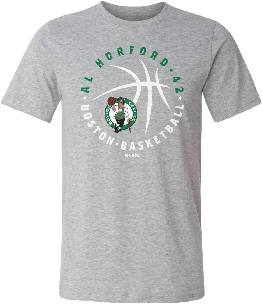500 LEVEL Al Horford Boston Celtics Shirt - Al Horford Boston Celtics Player Ball WHT