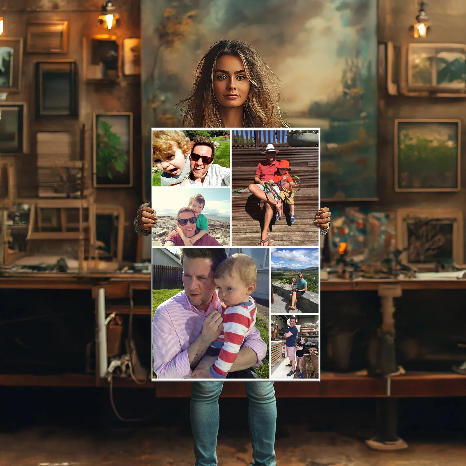 6 Image Canvas Collage • Portrait