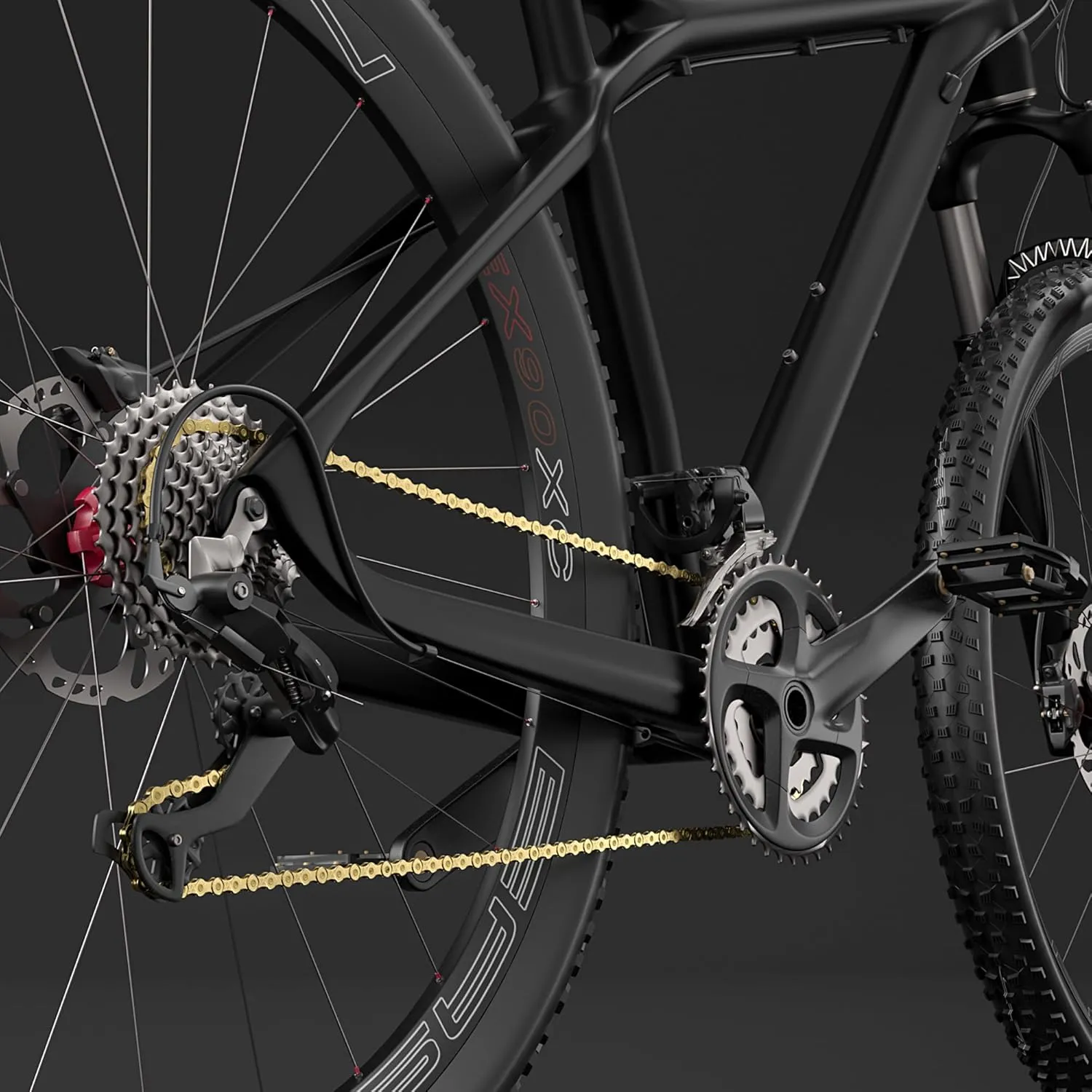 6/7/8/9/10/11/12speed Bike Chain -Bicycle Chain Compatible with Shimano, SRAM, Campagnolo and All Major Systems for Road Mountain Gravel Bike,Missing Link Included (Gold, 9 Speed)