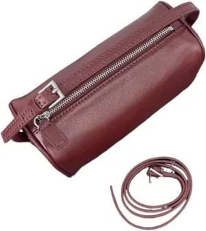7 Cowhide Pen Holder Bag, Suede Underarm Bag, Genuine Leather Handbag, Women's Bag