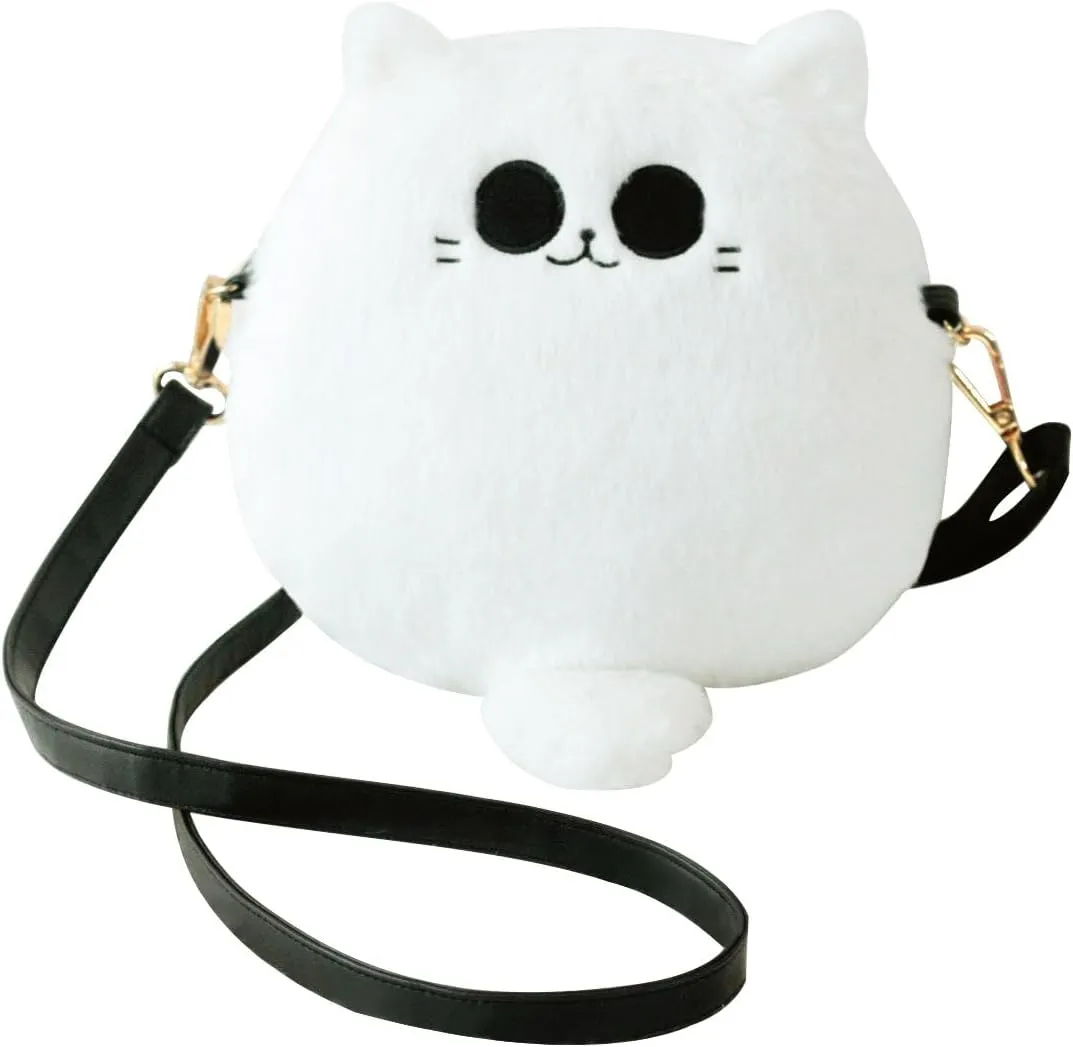 8inch/20cm Gojocat Plush Bag - Anime Crossbody Plush Purse Stuffed Animal Cat Shoulder Bag Collectible Gift for Anime Fans