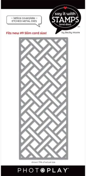 #9 Lattice Coverplate Dies - Photoplay