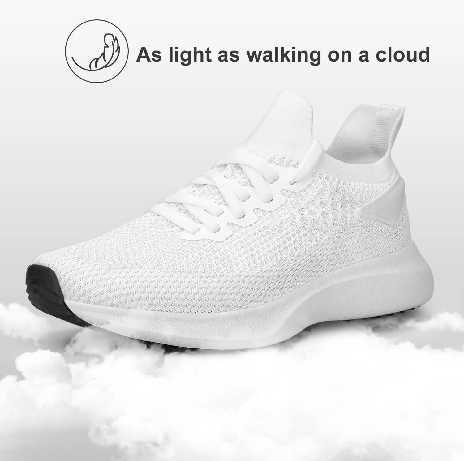 Abboos Running Shoes Womens Non Slip Gym Workout Shoes Lightweight Breathable Tennis Shoes Mesh Walking Sneakers
