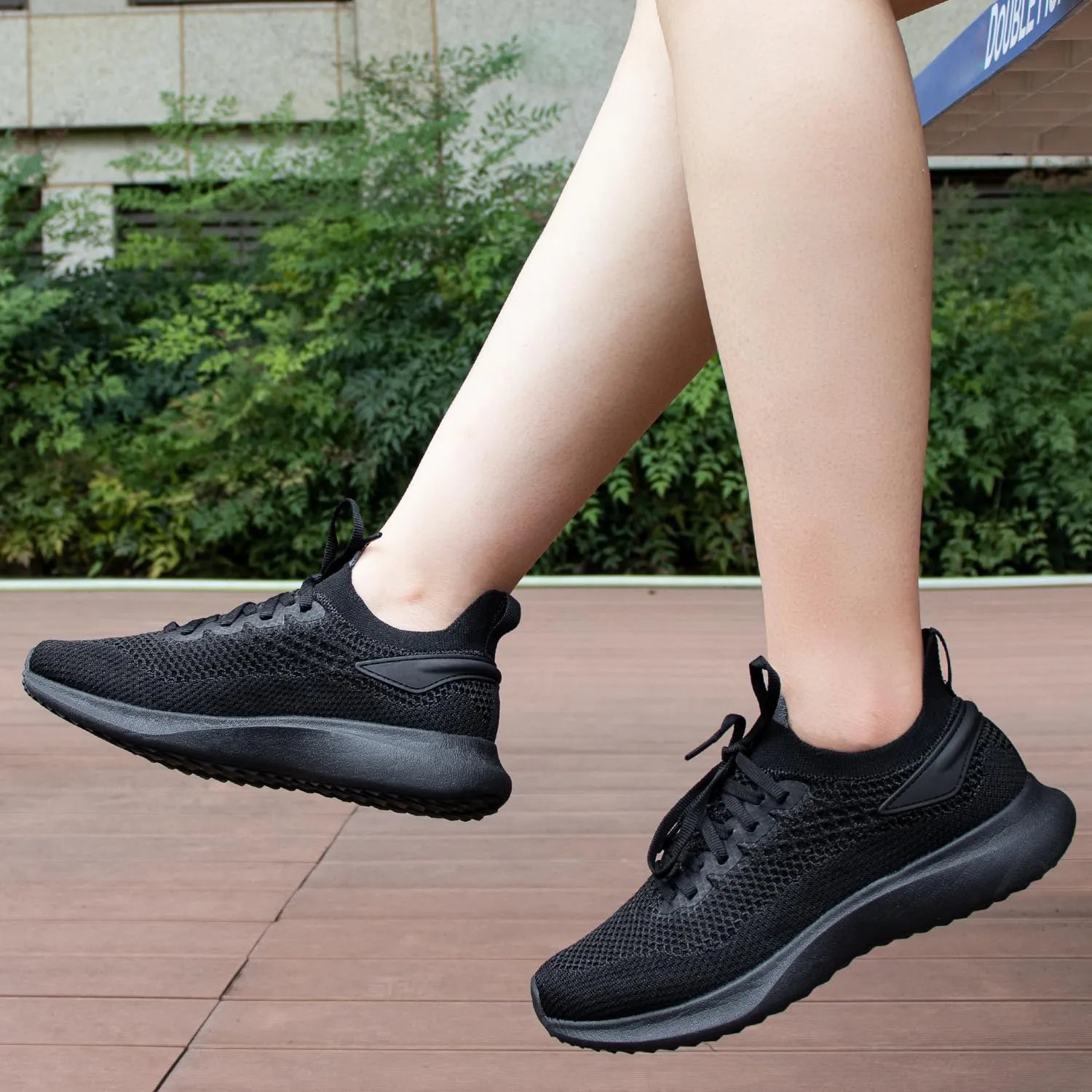 Abboos Running Shoes Womens Non Slip Gym Workout Shoes Lightweight Breathable Tennis Shoes Mesh Walking Sneakers