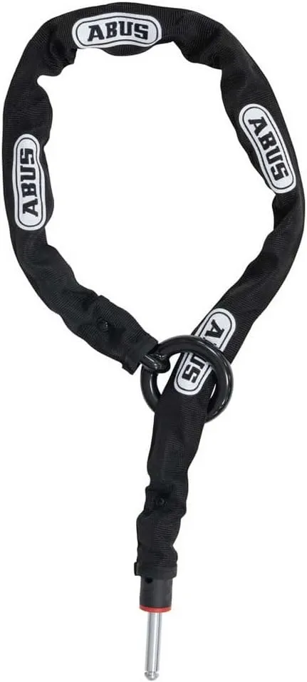 ABUS Frame Lock Insert Chain - Adaptor Chain 2.0 6KS - Chain for Secondary Bike Security - 6 mm Thick - 100 cm Long - Black