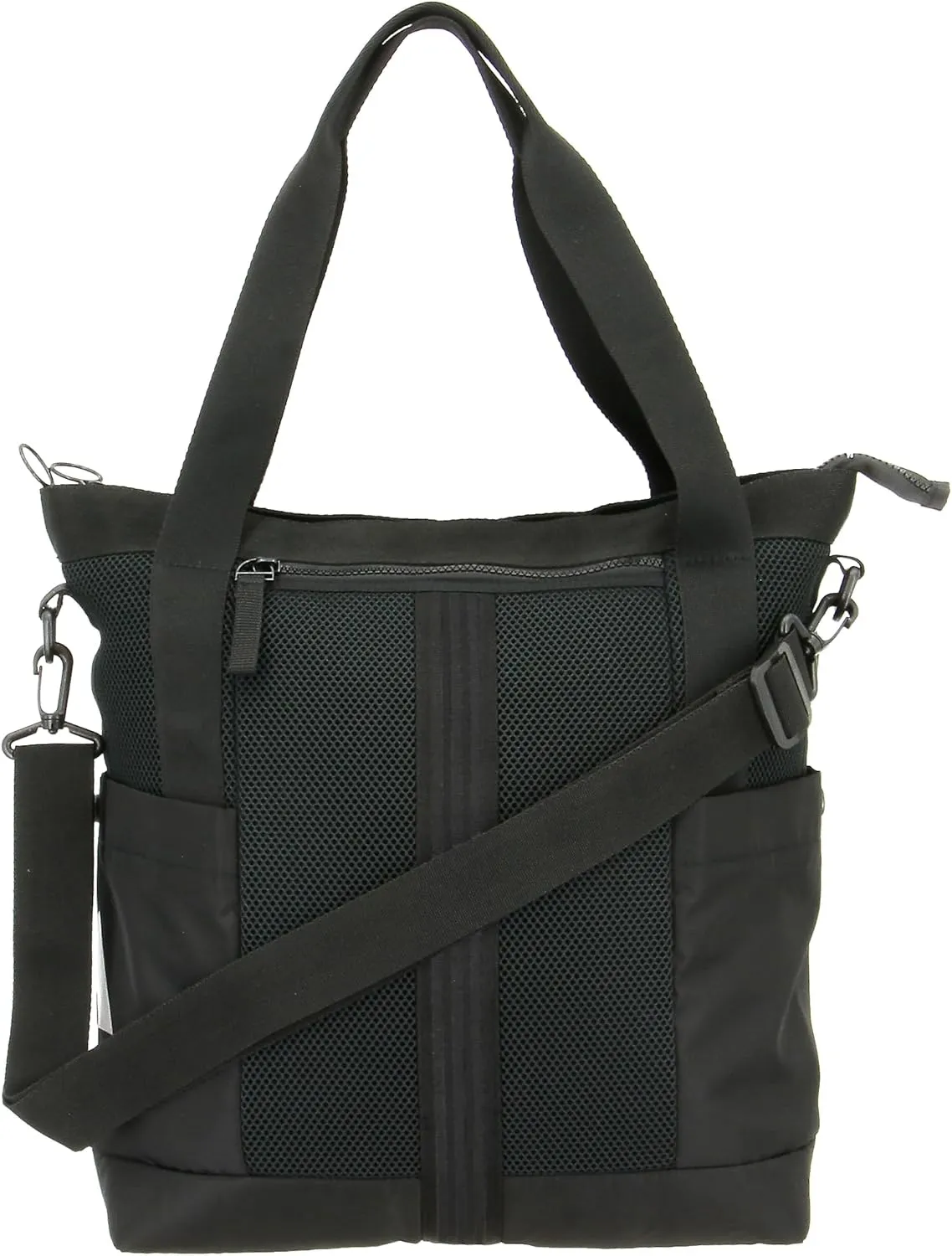 adidas Women, Large Tote, Gym Bag with Shoulder Strap, Black, OSFA