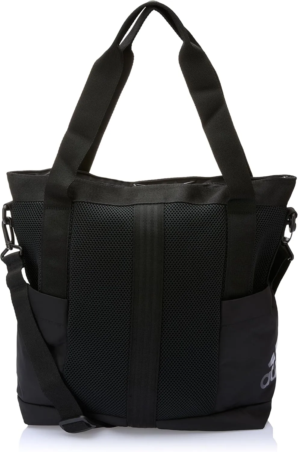 adidas Women, Large Tote, Gym Bag with Shoulder Strap, Black, OSFA