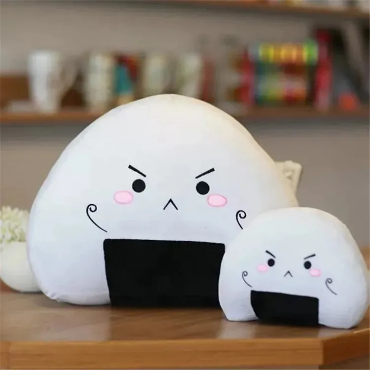 Adorable Plush Rice Ball Pillow 🍙✨
