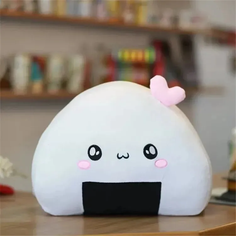 Adorable Plush Rice Ball Pillow 🍙✨