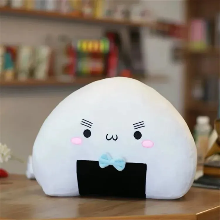Adorable Plush Rice Ball Pillow 🍙✨