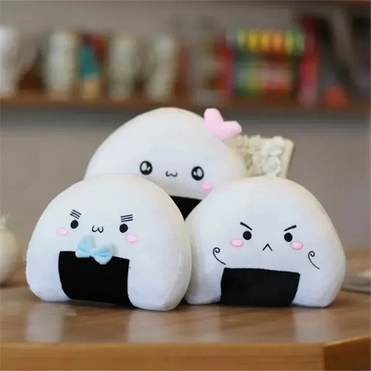 Adorable Plush Rice Ball Pillow 🍙✨