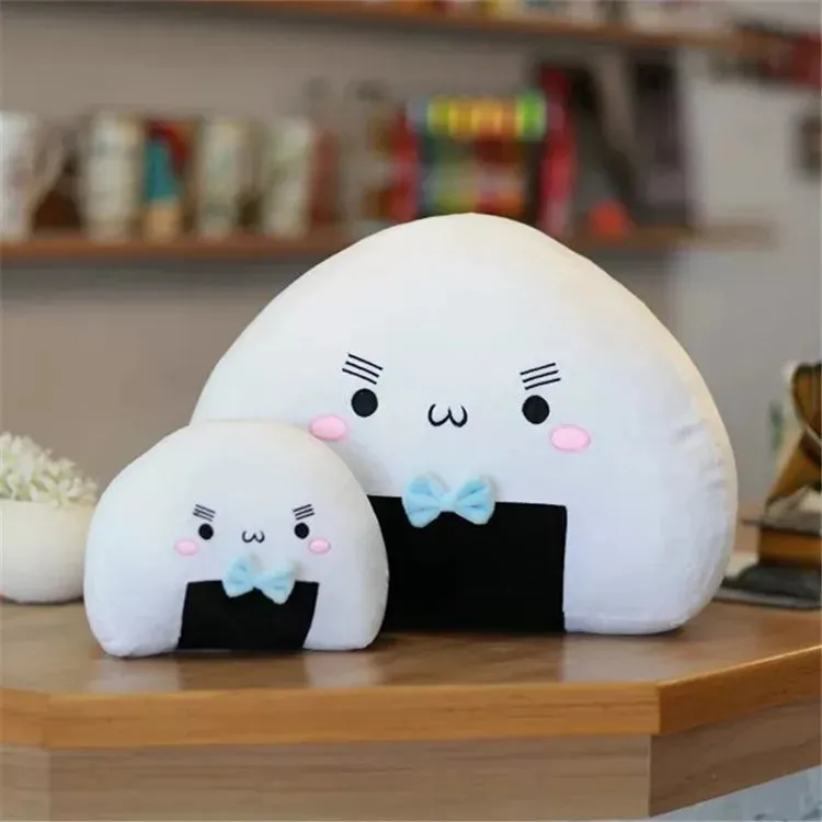 Adorable Plush Rice Ball Pillow 🍙✨
