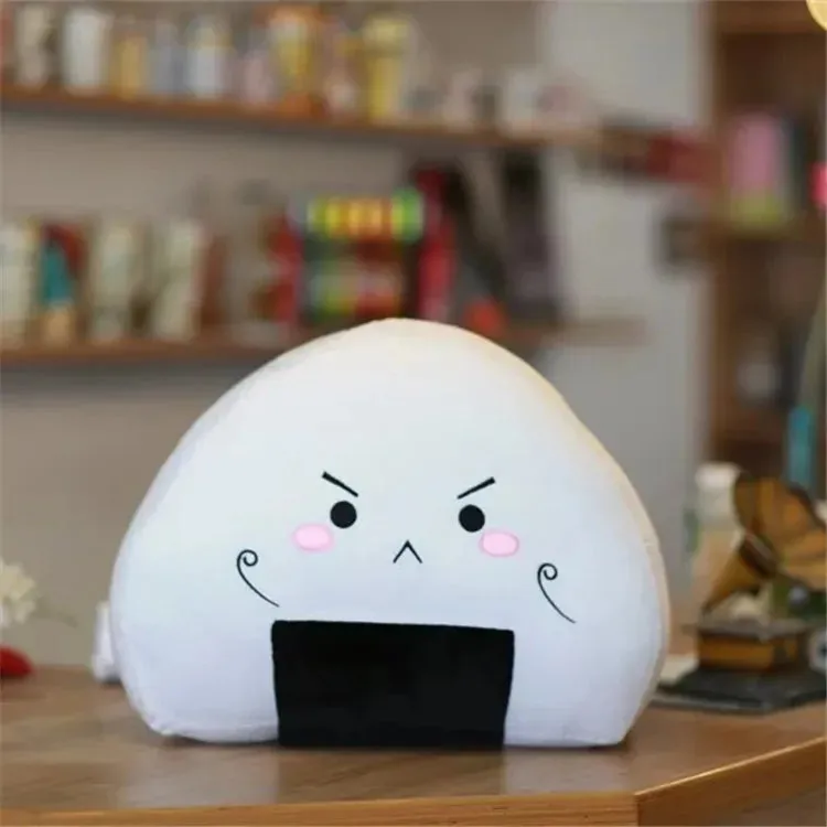 Adorable Plush Rice Ball Pillow 🍙✨