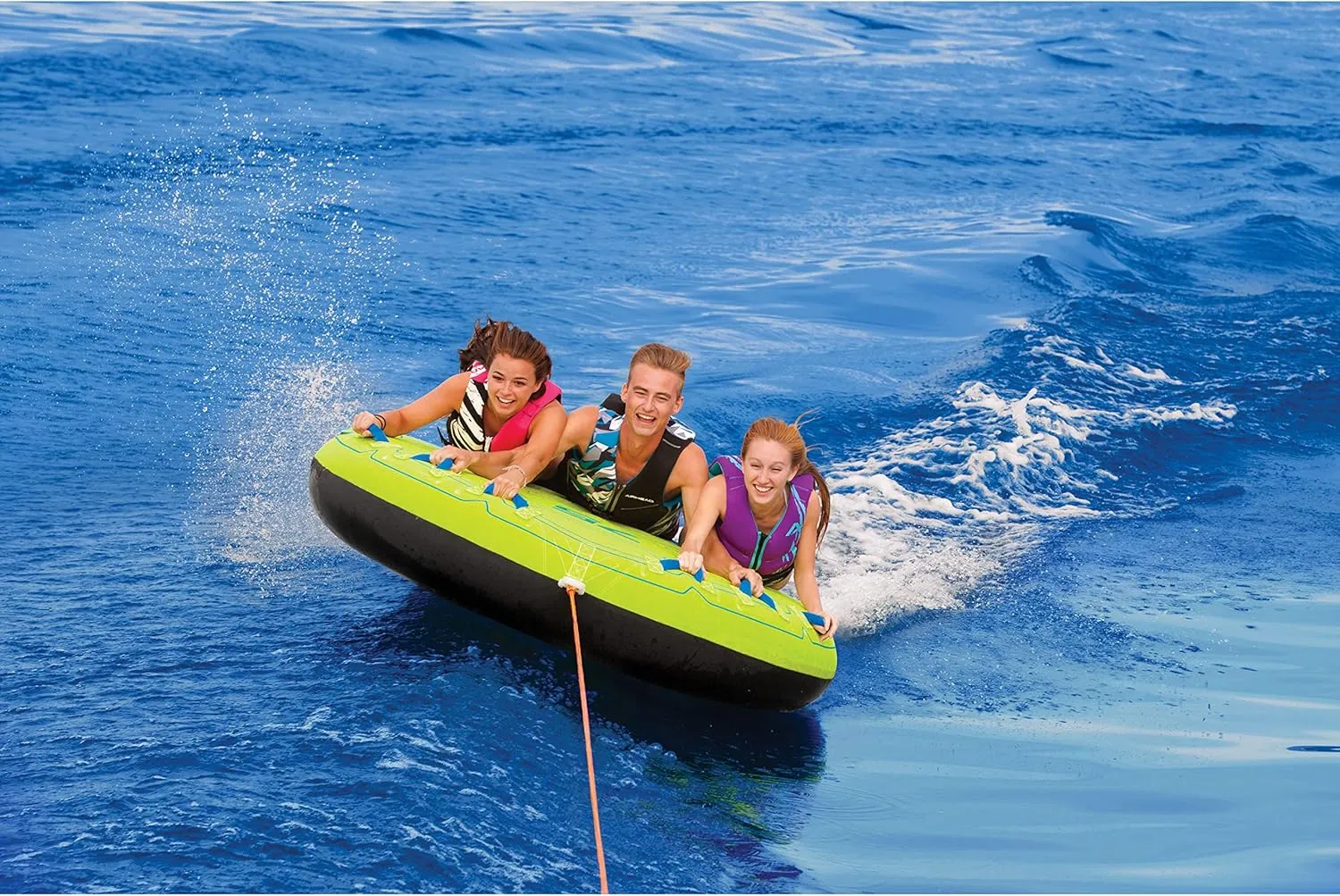 Airhead Comfort Shell, Towable Tube for Boating, 1-4 Riders, Multiple Sizes