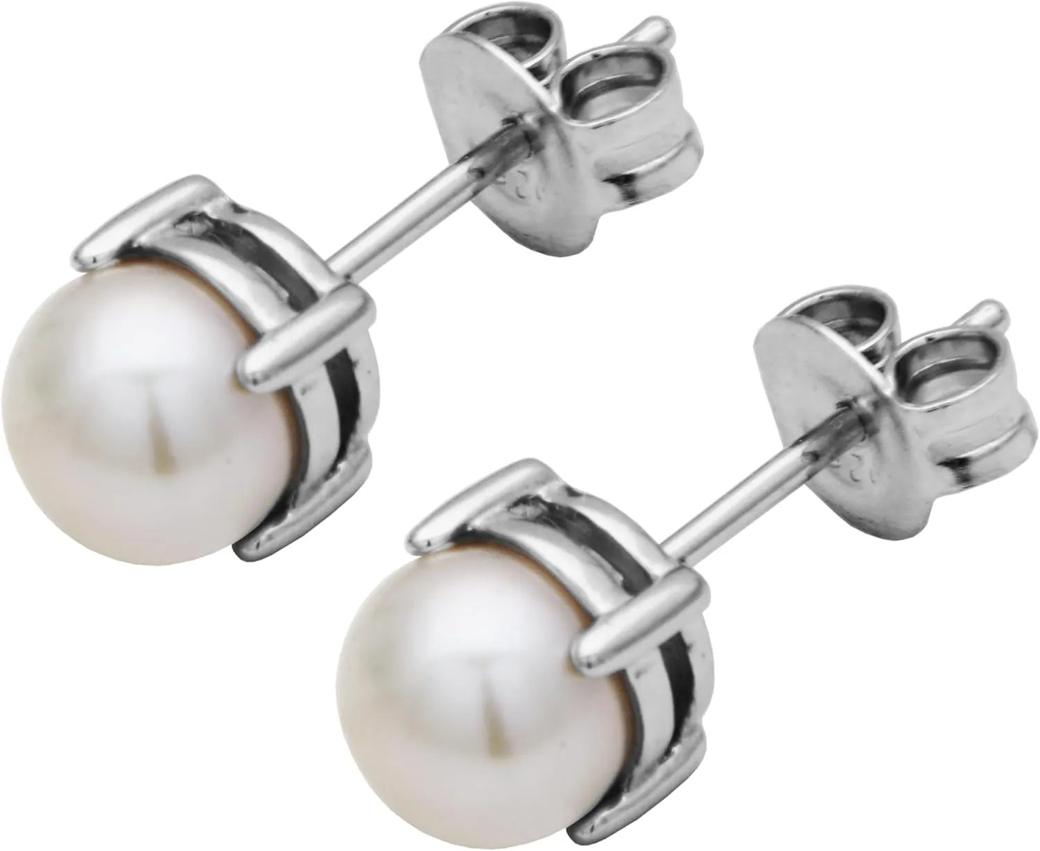 Amazon Essentials Sterling Silver Round Birthstone Stud Earrings (previously Amazon Collection)