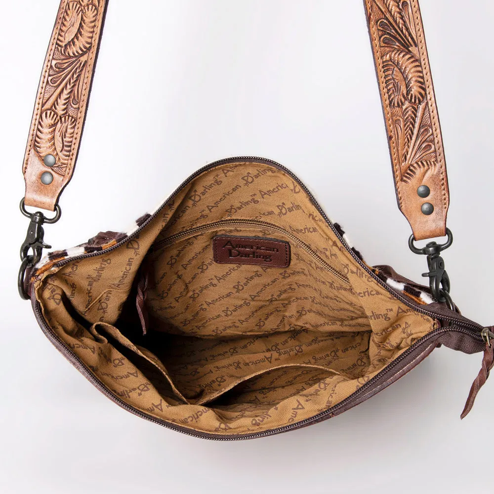 American Darling ADBGZ710 Crossbody Hand Tooled Saddle Blanket Genuine Leather Women Bag Western Handbag Purse