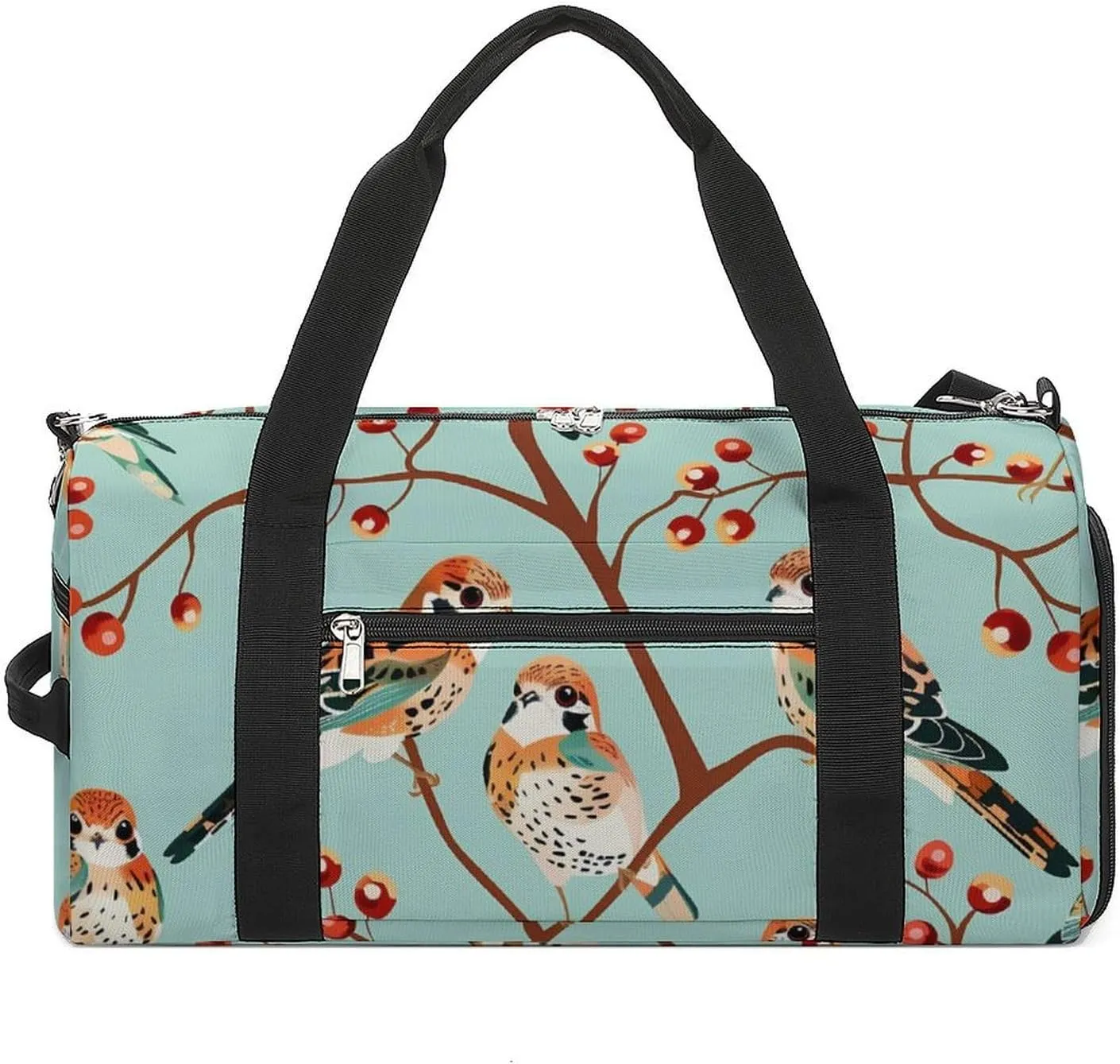 American Kestrel Pattern Gym Bag for Women Men Lightweight Duffel Bag Travel Tote Bag Sports Bag with Shoulder Strap