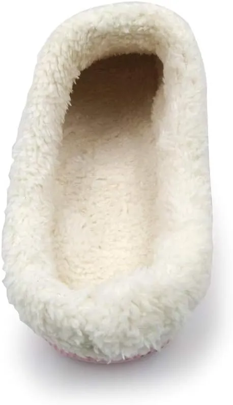 Amoji Fur Lined Clogs Fleece Garden Slippers House Home Winter Clogs Shoes