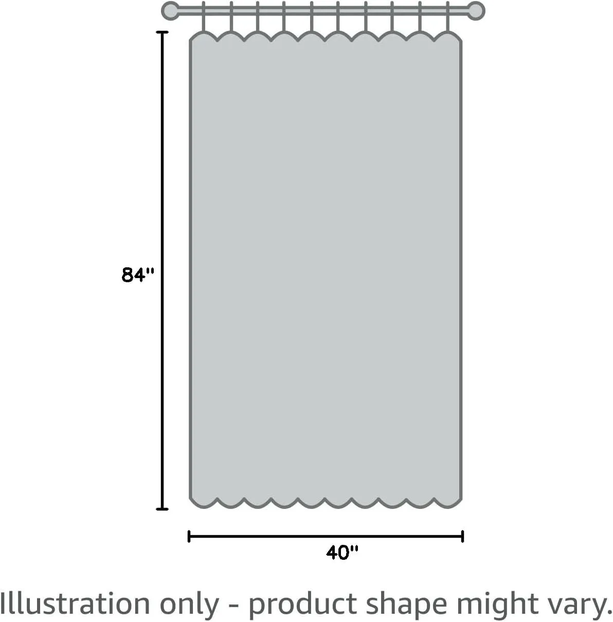 Amzdecor Buffalo Plaid Grommet Curtains 84 Inch Length,Semi-Sheer Gingham Check Textured Curtains Drapery for Living Room Bedroom,2 Panels （40" x 84", Gray & White）