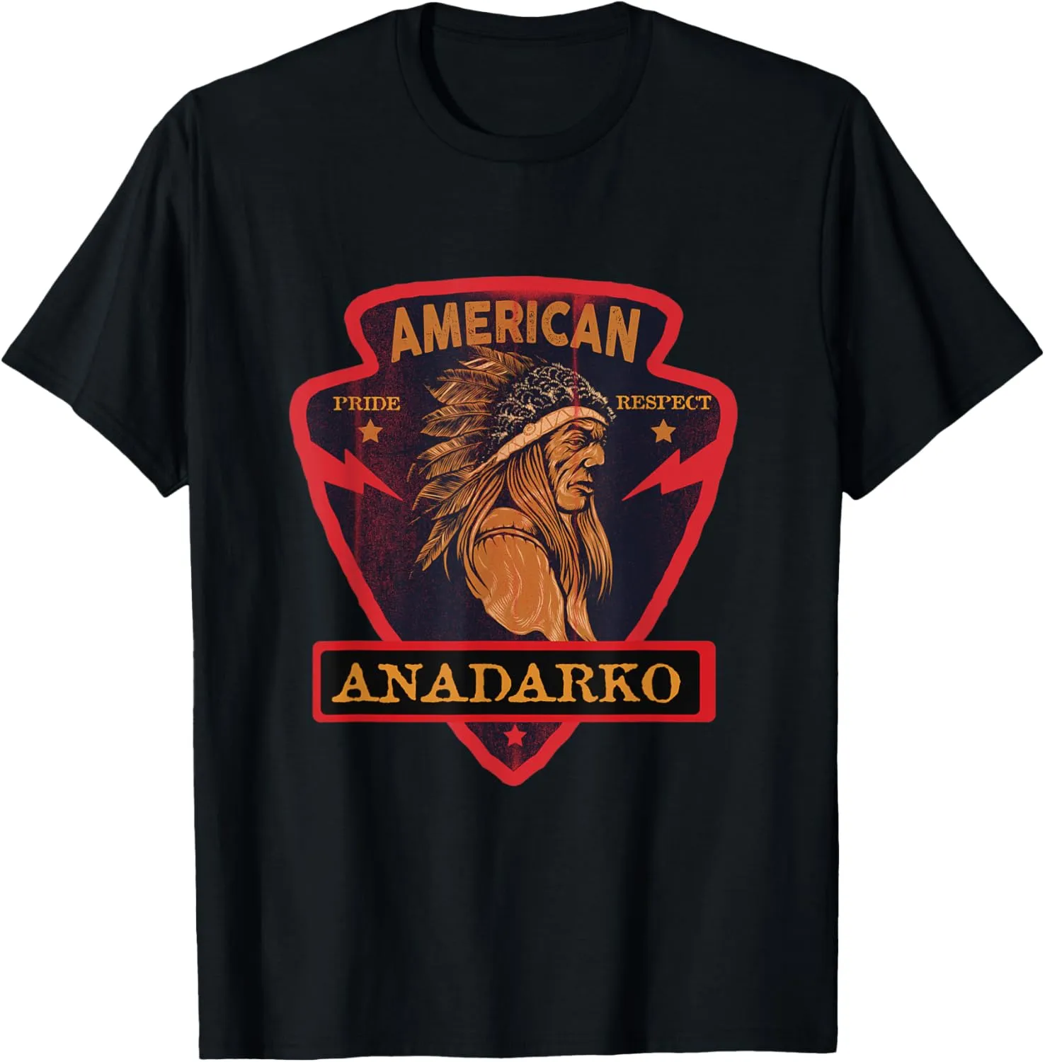 Anadarko Native American Indian Pride Respect Arrow T-Shirt
