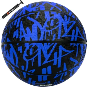 AND1 Fantom Graffiti Rubber Basketball - Streetball for Indoor and Outdoor Use, Deep Channel Construction and Durability