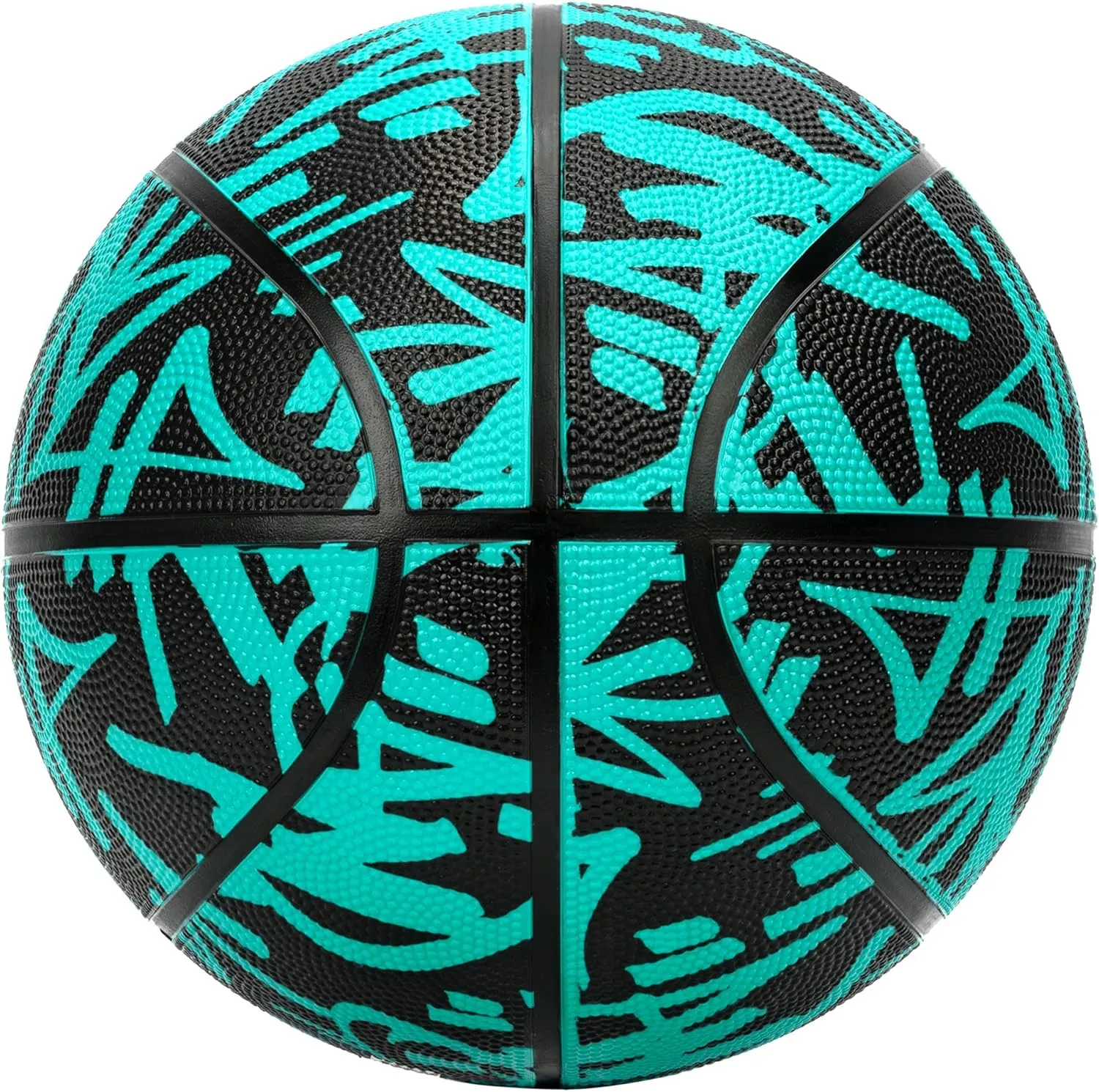AND1 Fantom Graffiti Rubber Basketball - Streetball for Indoor and Outdoor Use, Deep Channel Construction and Durability