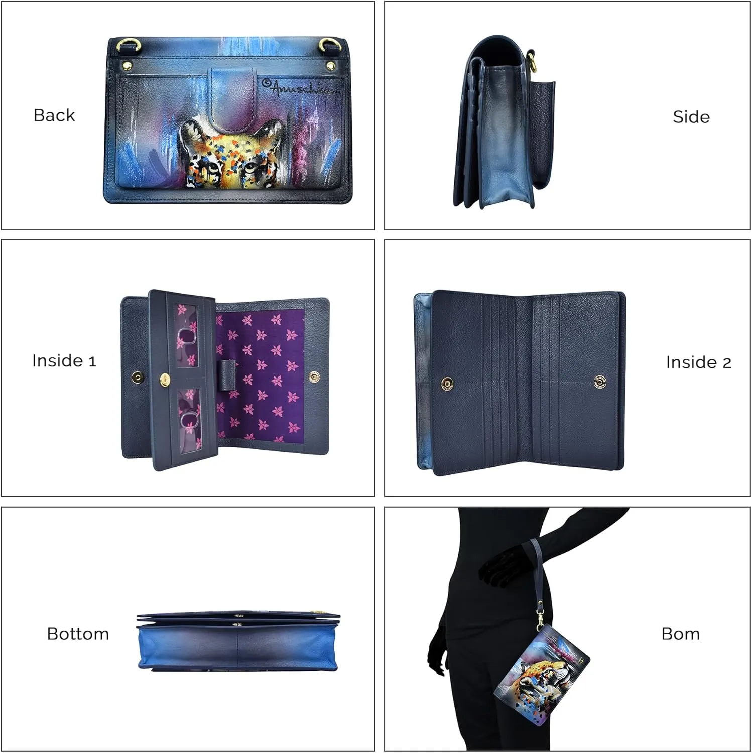 Anuschka 4 in 1 Organizer Crossbody-711