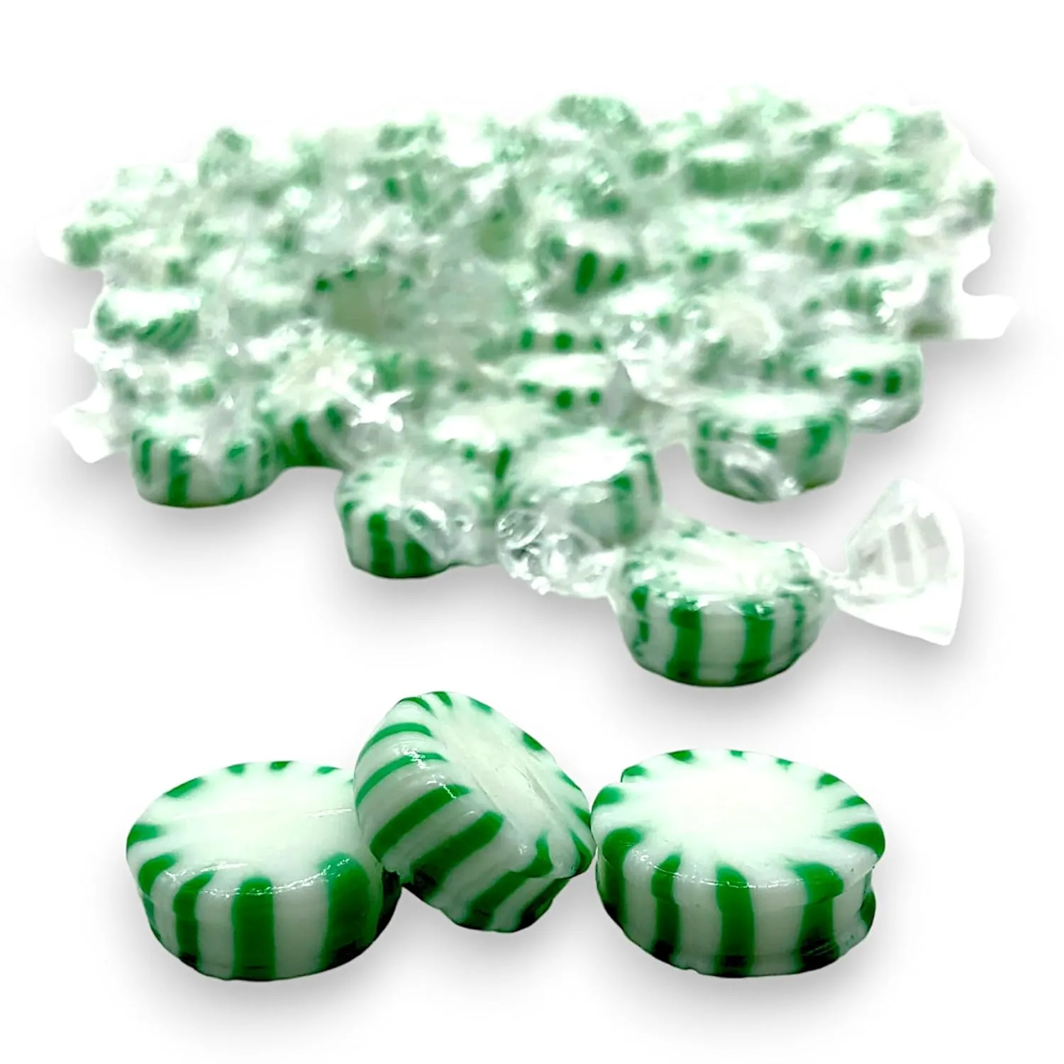 Arcor Sugar Free Spearmint Starlight Gourmet Hard Candy - Keto Friendly, 1.5 lbs Cool Refreshing Mints Individually Wrapped - Ideal Diabetic Candy, Gluten Free(24 oz)