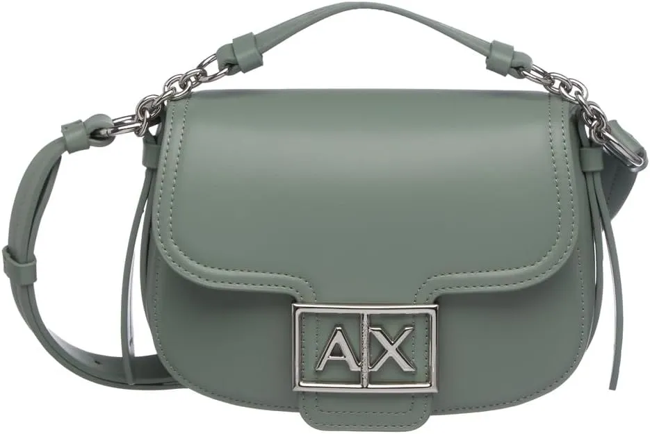 Armani Exchange Artemide, Chain Detail, Metal Logo, Sage