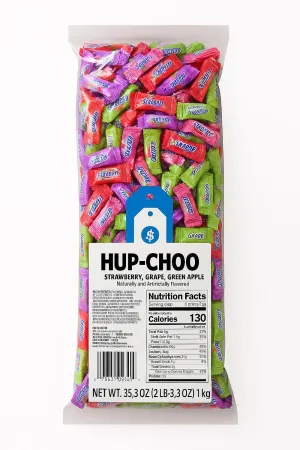 Assorted Bulk Bag, Green Apple Strawberry Mango Grape, Soft & Chewy Candy 2.2lb - 185  Pieces Individually Wrapped, Ideal for Easter Basket, Made with Immensely Juicy Fruity Candy Flavors 634520
