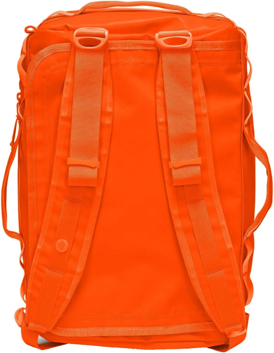 Baboon to the Moon Mini Duffle Bag – Small Gym Bag, Travel Duffel Bags for Women and Men, Duffle Bag for Travel, Backpack, Overnight Bag (Orange)