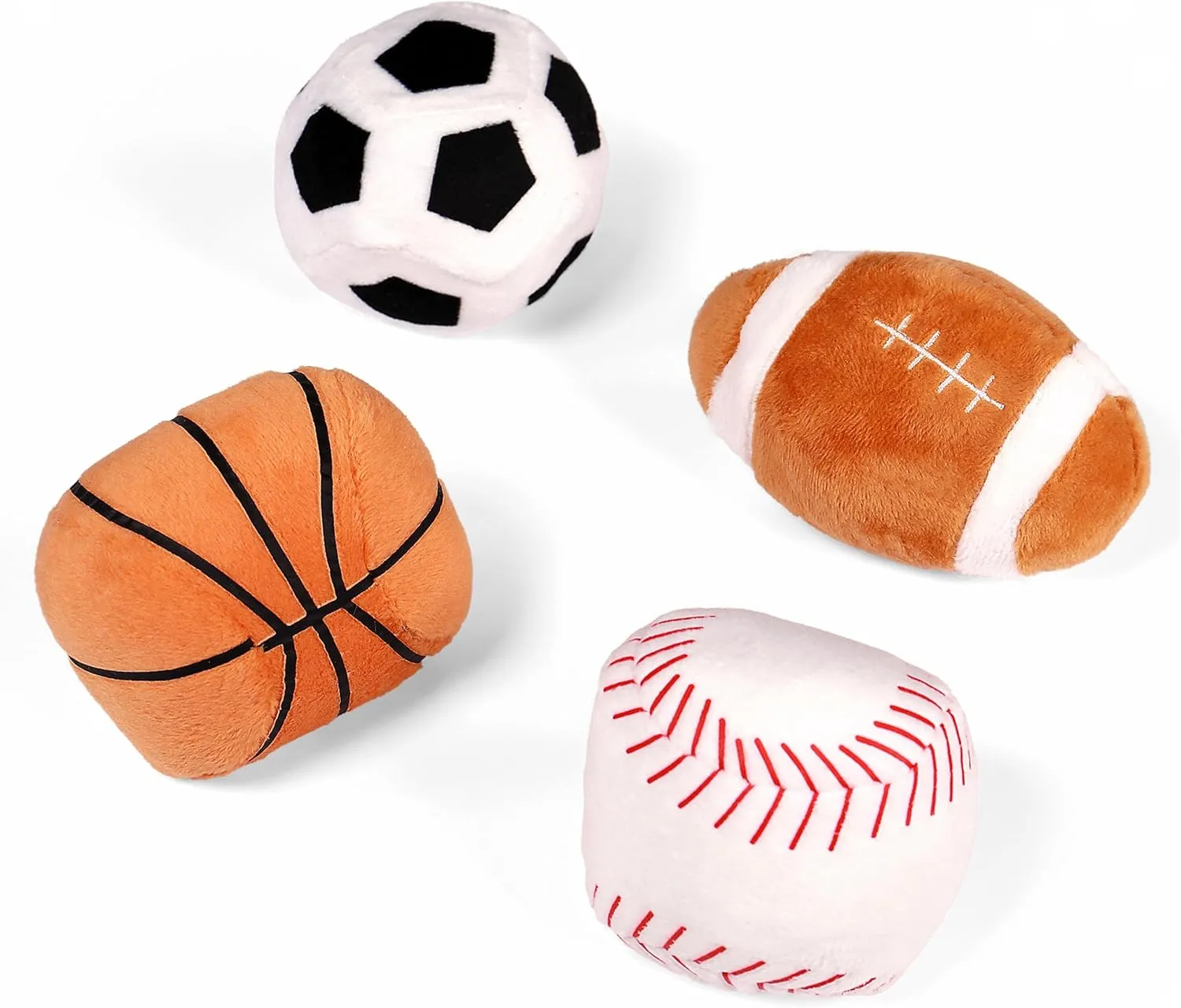 Baby GUND My First Sports Bag Stuffed Plush Playset, Baby Gift Toys for Boys and Girls Ages 1 & Up, 5 Piece, 8"