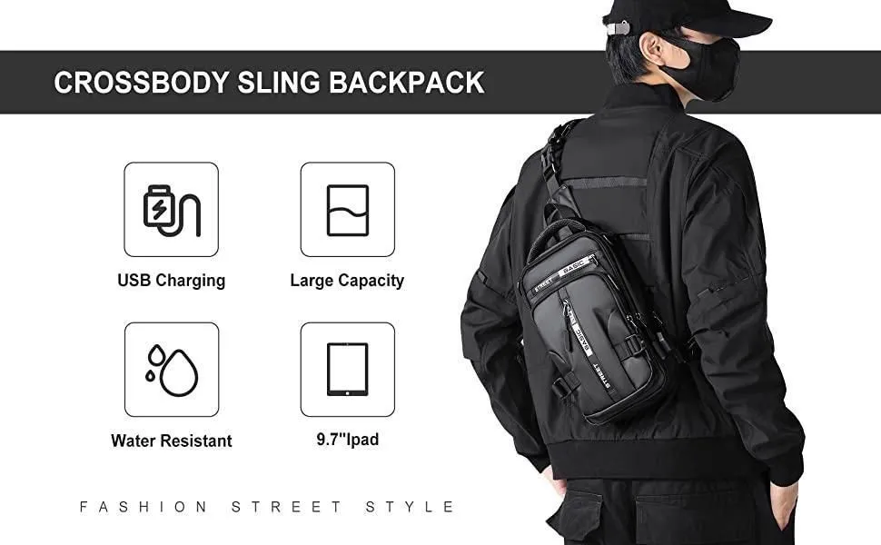 Bag Budget-conscious Sling Port with Effective communication Charging USB