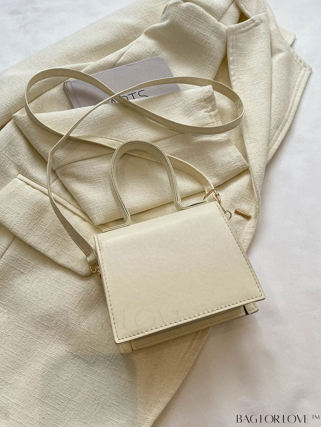 BagForLove - Stylish Mini Flip-over Square Bag with Butterfly Detail - New Arrival for Women