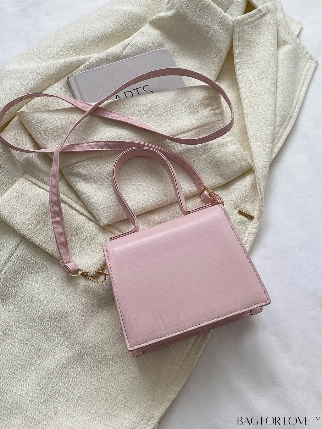 BagForLove - Stylish Mini Flip-over Square Bag with Butterfly Detail - New Arrival for Women