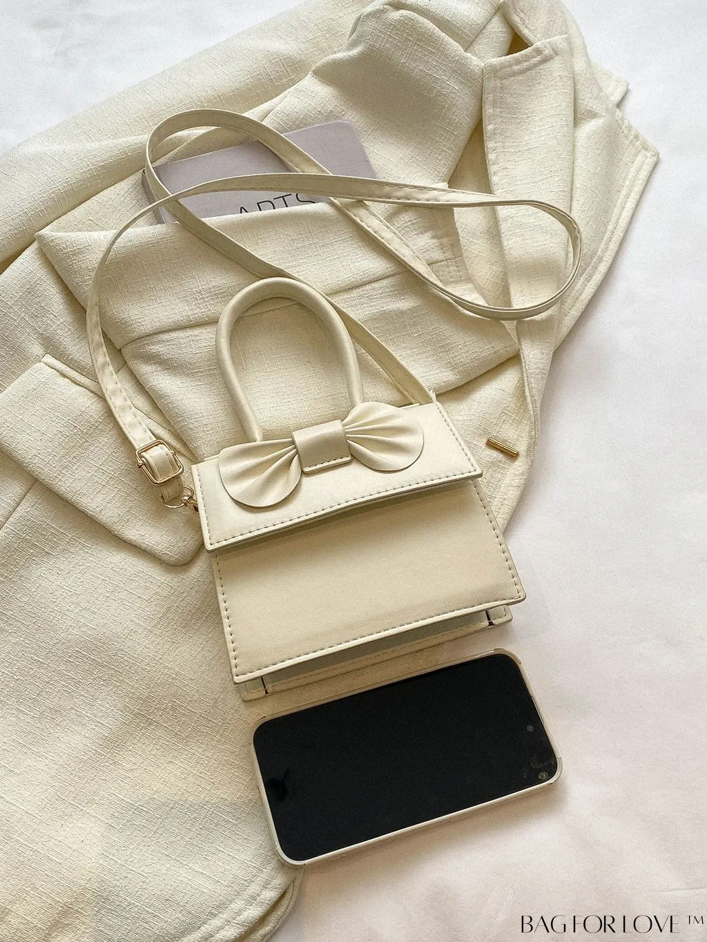 BagForLove - Stylish Mini Flip-over Square Bag with Butterfly Detail - New Arrival for Women