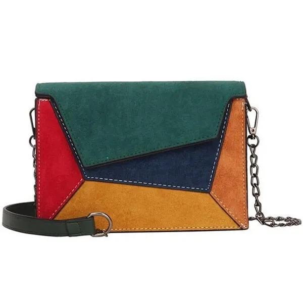 Bags Real-time Strap Yogodlns Messenger Bag Bag Patchwork Retro criss-cross Women Flap Small Chain Budget-conscious Crossbody Matte for Bags Lady Shoulder