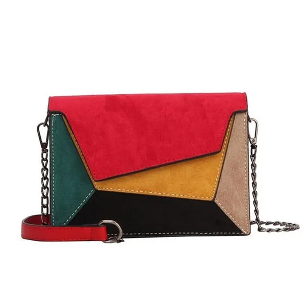 Bags Real-time Strap Yogodlns Messenger Bag Bag Patchwork Retro criss-cross Women Flap Small Chain Budget-conscious Crossbody Matte for Bags Lady Shoulder
