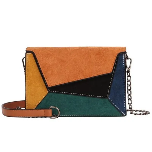 Bags Real-time Strap Yogodlns Messenger Bag Bag Patchwork Retro criss-cross Women Flap Small Chain Budget-conscious Crossbody Matte for Bags Lady Shoulder